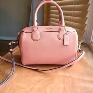 Coach Mini Bennett Satchel Pink Leather Bag
